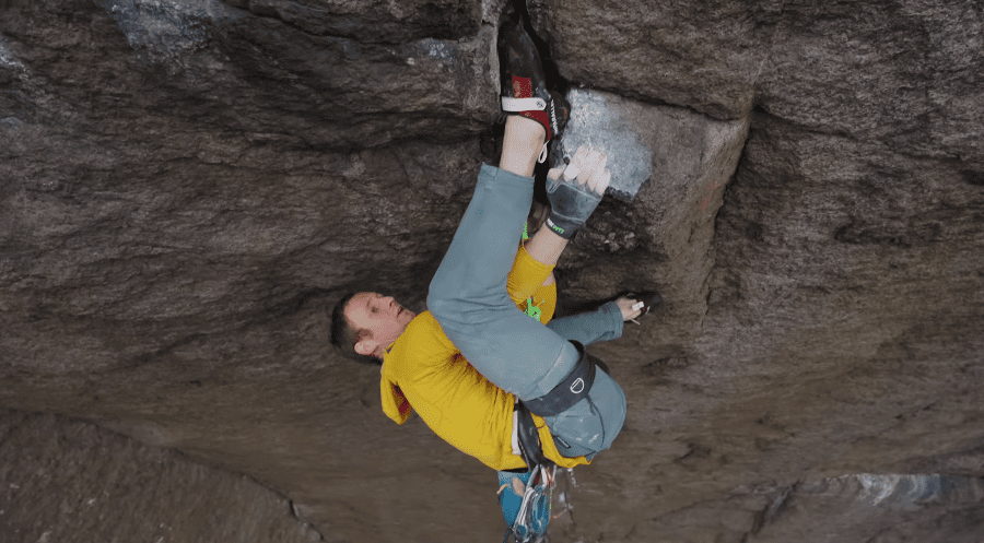First Ascent of 9a (5.14d) Trad Route Crown Royale