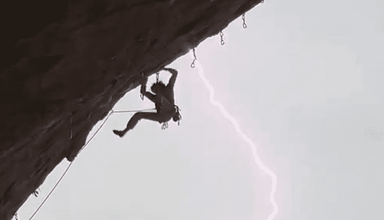 Storm Patrol! Lightning When Climber Falls
