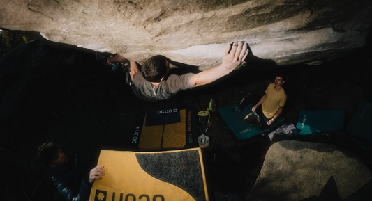 Sam Richard Sends V17 in Fontainebleau