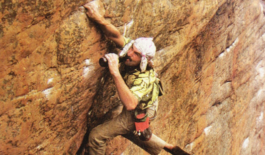 Epic "Free Solo" Photo of John Sherman on a 5.13d