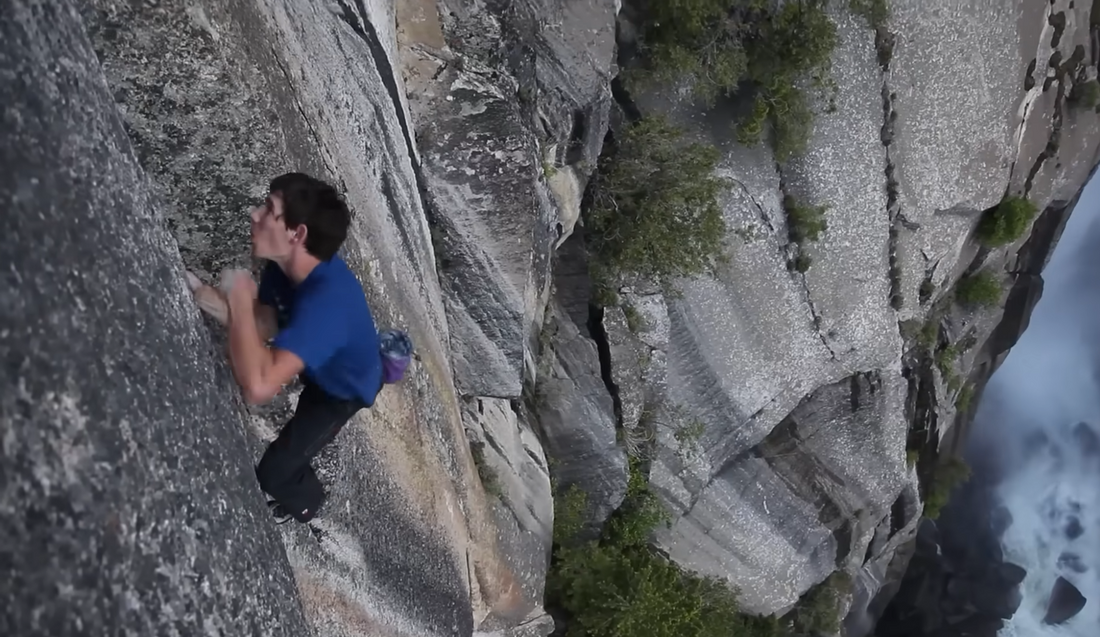 Alex Honnold Free-Soloing The Phoenix 5.13 in Yosemite