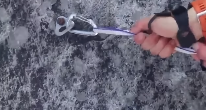 Falling Climber Catches Quickdraw!