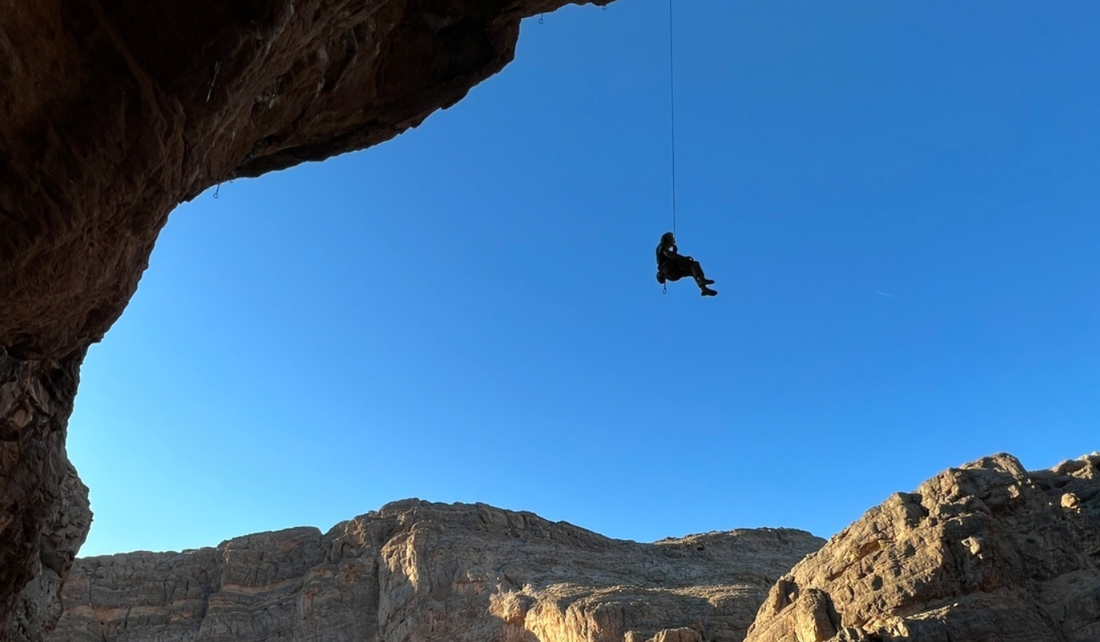Manboy's 80-foot Groundfall on a 5.14a